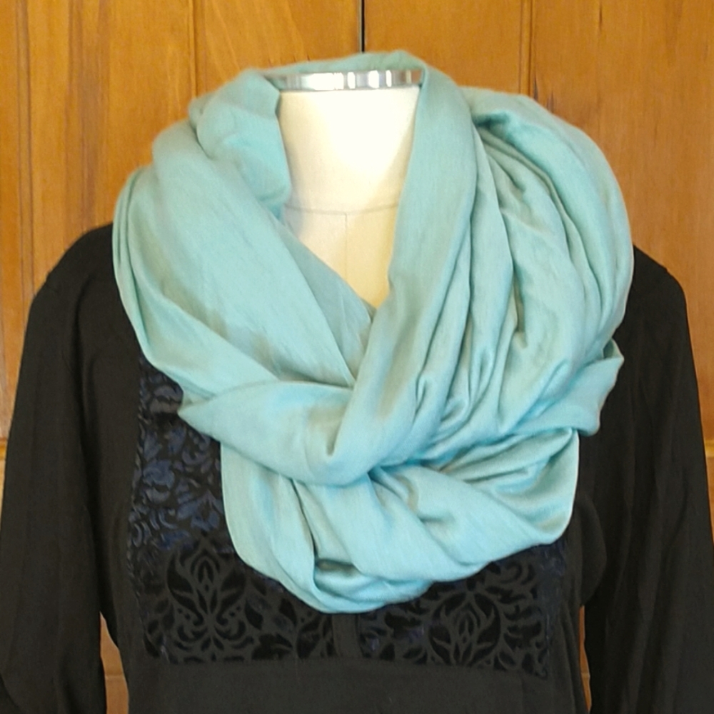 NWOT Blue Infinity Scarf